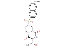 (3S,9aR)-3-[(1R)-1-hydroxyethyl]-8-(2-naphthylsulfonyl)tetrahydro-2H-pyrazino[1,2-a]pyrazine-1,4(3H,6H)-dione