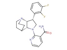2-[(3R*,3aR*,7aR*)-3-(2,3-difluorophenyl)hexahydro-4,7-ethanopyrrolo[3,2-b]pyridin-1(2H)-yl]nicotinamide