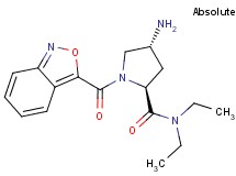 (2S,4R)-4-amino-1-(2,1-benzisoxazol-3-ylcarbonyl)-N,N-diethylpyrrolidine-2-carboxamide