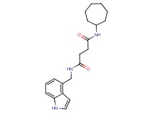 N-cycloheptyl-N'-(1H-indol-4-ylmethyl)succinamide