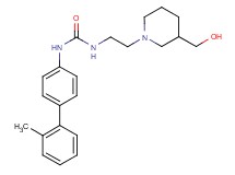N-{2-[3-(hydroxymethyl)piperidin-1-yl]ethyl}-N'-(2'-methylbiphenyl-4-yl)urea