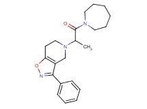 5-(2-azepan-1-yl-1-methyl-2-oxoethyl)-3-phenyl-4,5,6,7-tetrahydroisoxazolo[4,5-c]pyridine