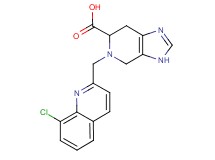 5-[(8-chloroquinolin-2-yl)methyl]-4,5,6,7-tetrahydro-3H-imidazo[4,5-c]pyridine-6-carboxylic acid