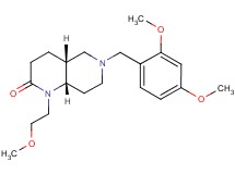 (4aR*,8aS*)-6-(2,4-dimethoxybenzyl)-1-(2-methoxyethyl)octahydro-1,6-naphthyridin-2(1H)-one