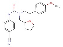 N'-(4-cyanophenyl)-N-[2-(4-methoxyphenyl)ethyl]-N-(tetrahydrofuran-2-ylmethyl)urea