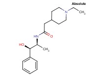 2-(1-ethyl-4-piperidinyl)-N-[(1S,2R)-2-hydroxy-1-methyl-2-phenylethyl]acetamide