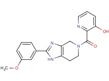 2-{[2-(3-methoxyphenyl)-1,4,6,7-tetrahydro-5H-imidazo[4,5-c]pyridin-5-yl]carbonyl}pyridin-3-ol