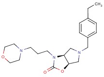 (3aS*,6aR*)-5-(4-ethylbenzyl)-3-(3-morpholin-4-ylpropyl)hexahydro-2H-pyrrolo[3,4-d][1,3]oxazol-2-one