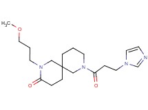8-[3-(1H-imidazol-1-yl)propanoyl]-2-(3-methoxypropyl)-2,8-diazaspiro[5.5]undecan-3-one