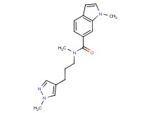 N,1-dimethyl-N-[3-(1-methyl-1H-pyrazol-4-yl)propyl]-1H-indole-6-carboxamide