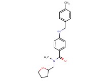 N-methyl-4-[(4-methylbenzyl)amino]-N-(tetrahydrofuran-2-ylmethyl)benzamide