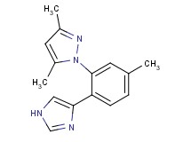 1-[2-(1H-imidazol-4-yl)-5-methylphenyl]-3,5-dimethyl-1H-pyrazole