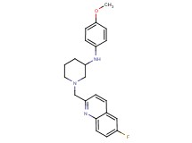 1-[(6-fluoro-2-quinolinyl)methyl]-N-(4-methoxyphenyl)-3-piperidinamine
