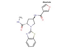 (4R)-1-(1,3-benzothiazol-2-yl)-4-(3-furoylamino)-N-methyl-L-prolinamide