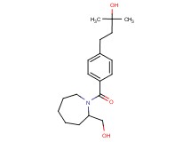4-(4-{[2-(hydroxymethyl)-1-azepanyl]carbonyl}phenyl)-2-methyl-2-butanol
