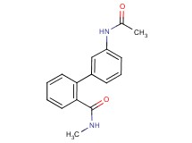 3'-(acetylamino)-N-methylbiphenyl-2-carboxamide