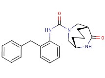 (1S*,5R*)-N-(2-benzylphenyl)-10-oxo-3,9-diazabicyclo[3.3.2]decane-3-carboxamide
