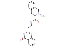 2-methyl-N-[2-(4-oxo-3,4-dihydro-2-quinazolinyl)ethyl]-1,2,3,4-tetrahydro-3-isoquinolinecarboxamide