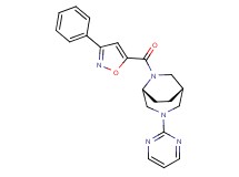(1S*,5R*)-6-[(3-phenyl-5-isoxazolyl)carbonyl]-3-(2-pyrimidinyl)-3,6-diazabicyclo[3.2.2]nonane
