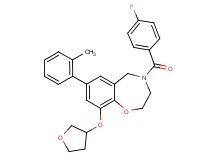 4-(4-fluorobenzoyl)-7-(2-methylphenyl)-9-(tetrahydro-3-furanyloxy)-2,3,4,5-tetrahydro-1,4-benzoxazepine