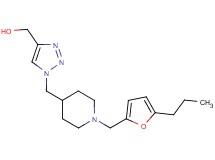 [1-({1-[(5-propyl-2-furyl)methyl]-4-piperidinyl}methyl)-1H-1,2,3-triazol-4-yl]methanol trifluoroacetate (salt)