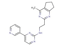 N-[2-(4-methyl-6,7-dihydro-5H-cyclopenta[d]pyrimidin-2-yl)ethyl]-4-(3-pyridinyl)-2-pyrimidinamine