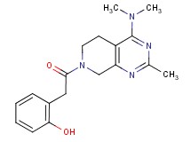 2-{2-[4-(dimethylamino)-2-methyl-5,8-dihydropyrido[3,4-d]pyrimidin-7(6H)-yl]-2-oxoethyl}phenol
