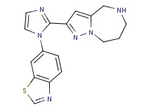 2-[1-(1,3-benzothiazol-6-yl)-1H-imidazol-2-yl]-5,6,7,8-tetrahydro-4H-pyrazolo[1,5-a][1,4]diazepine hydrochloride