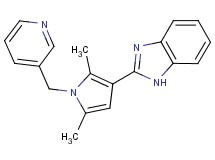 2-[2,5-dimethyl-1-(pyridin-3-ylmethyl)-1H-pyrrol-3-yl]-1H-benzimidazole