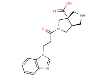 (3aS*,6aS*)-2-[3-(1H-benzimidazol-1-yl)propanoyl]hexahydropyrrolo[3,4-c]pyrrole-3a(1H)-carboxylic acid