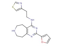 2-(2-furyl)-N-[2-(1,3-thiazol-4-yl)ethyl]-6,7,8,9-tetrahydro-5H-pyrimido[4,5-d]azepin-4-amine dihydrochloride