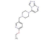 5-{4-[(6-ethoxypyridin-3-yl)methyl]piperazin-1-yl}[1,2,4]triazolo[4,3-a]pyrimidine