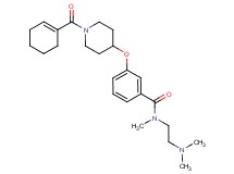 3-{[1-(1-cyclohexen-1-ylcarbonyl)-4-piperidinyl]oxy}-N-[2-(dimethylamino)ethyl]-N-methylbenzamide