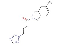 (3aR*,7aS*)-5-methyl-2-[4-(1H-1,2,4-triazol-1-yl)butanoyl]-2,3,3a,4,7,7a-hexahydro-1H-isoindole
