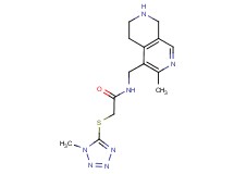 N-[(3-methyl-5,6,7,8-tetrahydro-2,7-naphthyridin-4-yl)methyl]-2-[(1-methyl-1H-tetrazol-5-yl)thio]acetamide dihydrochloride