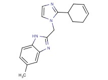 2-[(2-cyclohex-3-en-1-yl-1H-imidazol-1-yl)methyl]-5-methyl-1H-benzimidazole