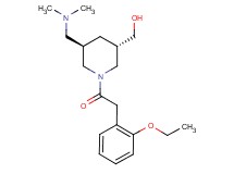 {(3S*,5R*)-5-[(dimethylamino)methyl]-1-[(2-ethoxyphenyl)acetyl]-3-piperidinyl}methanol