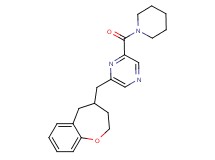 2-(piperidin-1-ylcarbonyl)-6-(2,3,4,5-tetrahydro-1-benzoxepin-4-ylmethyl)pyrazine
