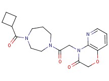 4-{2-[4-(cyclobutylcarbonyl)-1,4-diazepan-1-yl]-2-oxoethyl}-2H-pyrido[3,2-b][1,4]oxazin-3(4H)-one