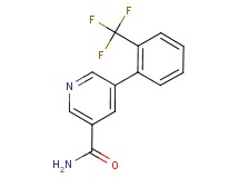 5-[2-(trifluoromethyl)phenyl]nicotinamide