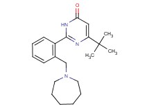 2-[2-(azepan-1-ylmethyl)phenyl]-6-tert-butylpyrimidin-4(3H)-one