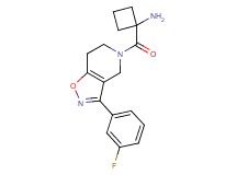 (1-{[3-(3-fluorophenyl)-6,7-dihydroisoxazolo[4,5-c]pyridin-5(4H)-yl]carbonyl}cyclobutyl)amine