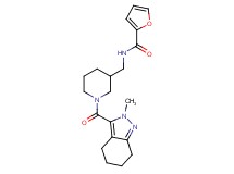 N-({1-[(2-methyl-4,5,6,7-tetrahydro-2H-indazol-3-yl)carbonyl]-3-piperidinyl}methyl)-2-furamide