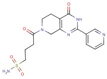 4-oxo-4-[4-oxo-2-(3-pyridinyl)-4,5,6,8-tetrahydropyrido[3,4-d]pyrimidin-7(3H)-yl]-1-butanesulfonamide