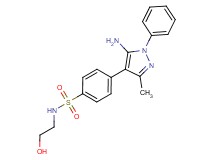 4-(5-amino-3-methyl-1-phenyl-1H-pyrazol-4-yl)-N-(2-hydroxyethyl)benzenesulfonamide