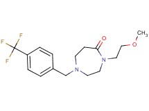 4-(2-methoxyethyl)-1-[4-(trifluoromethyl)benzyl]-1,4-diazepan-5-one