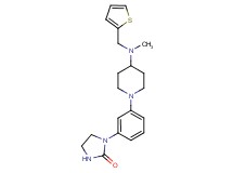 1-(3-{4-[methyl(2-thienylmethyl)amino]-1-piperidinyl}phenyl)-2-imidazolidinone