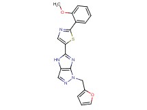 1-(2-furylmethyl)-5-[2-(2-methoxyphenyl)-1,3-thiazol-5-yl]-1,4-dihydroimidazo[4,5-c]pyrazole