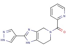 2-(1H-pyrazol-4-yl)-5-(pyridin-2-ylcarbonyl)-4,5,6,7-tetrahydro-1H-imidazo[4,5-c]pyridine