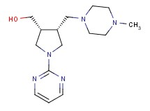 [(3R*,4R*)-4-[(4-methyl-1-piperazinyl)methyl]-1-(2-pyrimidinyl)-3-pyrrolidinyl]methanol